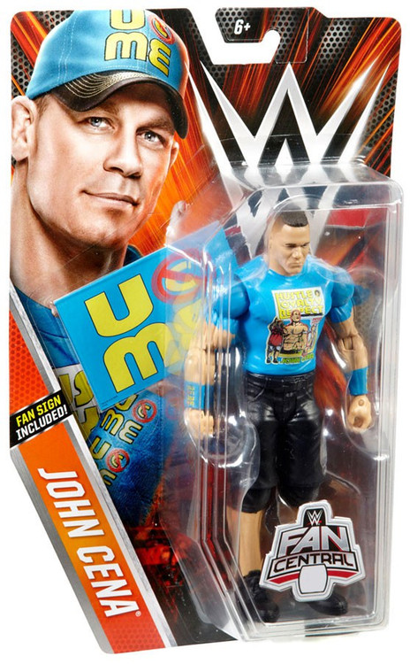 WWE Wrestling Fan Central John Cena Exclusive Action Figure Mattel