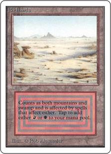 mtg Badlands デュアルランド １枚 magic-the-gathering-unlimited-
