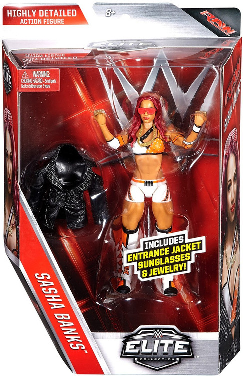 WWE Wrestling Elite Collection Series 44 Sasha Banks Action Figure [Entrance Jac