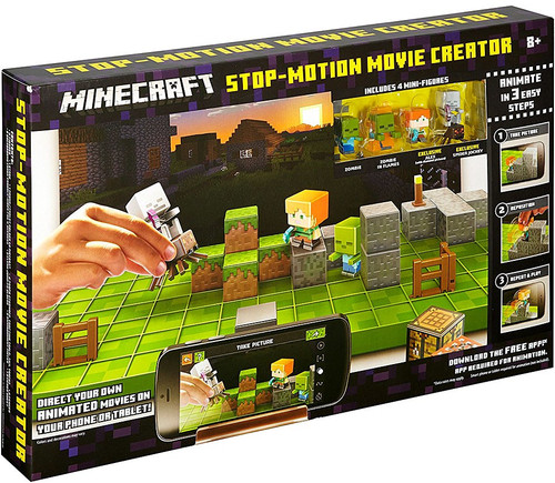 Minecraft Obsidian Series 4 Stop Motion Movie Creator Playset