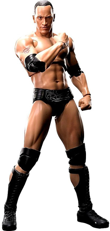 WWE Wrestling S.H.Figuarts The Rock Action Figure
