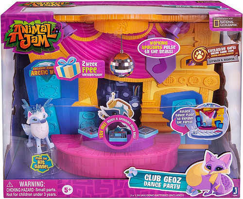 Animal Jam Club Geoz Dance Party Playset Jazwares - ToyWiz