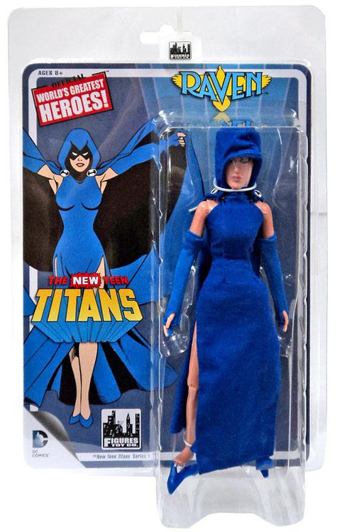 DC Worlds Greatest Heroes The NEW Teen Titans Raven 8 Retro Action