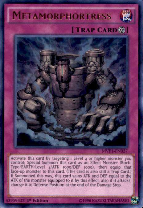 YuGiOh Dark Side of Dimensions Movie Single Card Ultra Rare  Metamorphortress MVP1-EN027 - ToyWiz