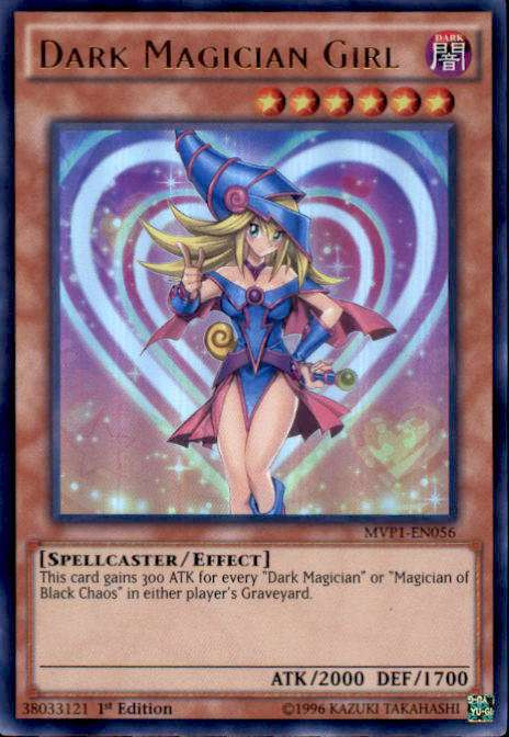 YuGiOh Dark Side of Dimensions Movie Single Card Ultra Rare Dark Magician  Girl MVP1-EN056 - ToyWiz