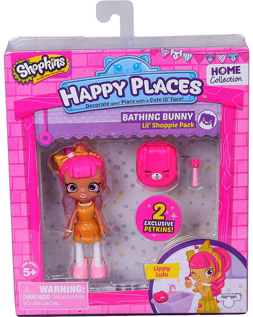 ◆ Happy lucky ① Shopkins Happy Places Series 1 Lippy Lulu Lil Shoppie Pack