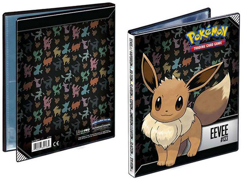 eevee trading card binder Pre-Owned Pokmon 9-Pocket 3-Ring with Pages (Eevee)  GoldenFishGames The padded front and back provide extra stability and an exclusive look Ultra Pro Pokemon Trading Card