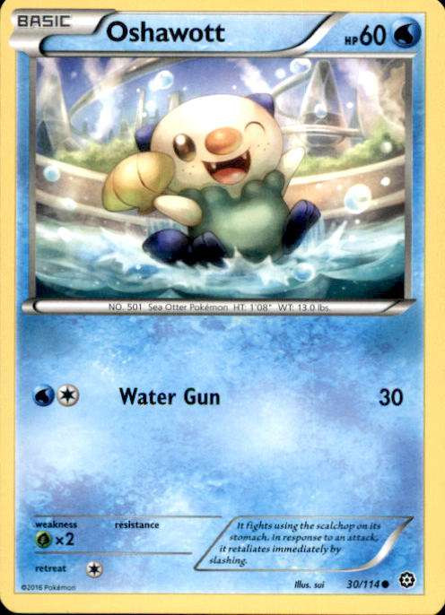 oshawott pokemon cards TCG: Black & White - Sneak Peek Tin A home for the TCGers Oshawott 105 Extended Art 