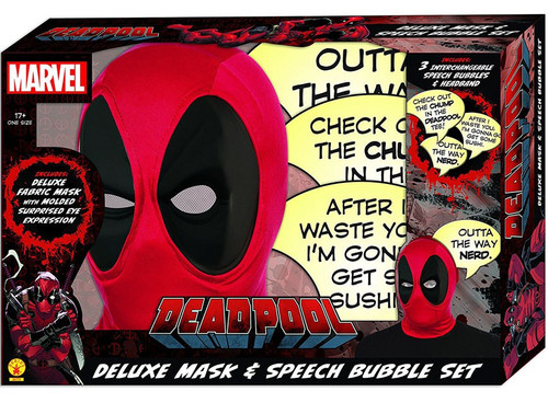 Marvel Deadpool Deadpool Deluxe Mask Speech Bubble Exclusive