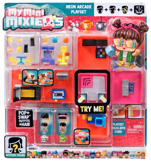 My Mini MixieQs Series 1 Neon Arcade Playset Mattel Toys - ToyWiz