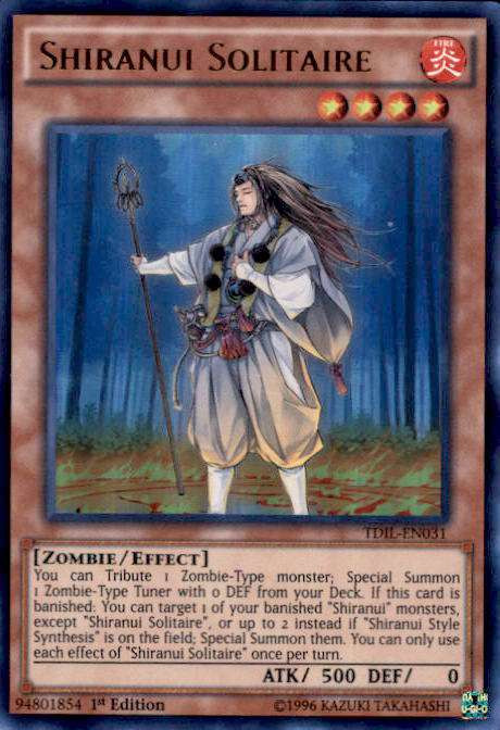 YuGiOh The Dark Illusion Single Card Ultra Rare Shiranui Solitaire  TDIL-EN031 - ToyWiz
