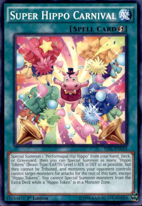 YuGiOh The Dark Illusion Single Card Common Super Hippo Carnival