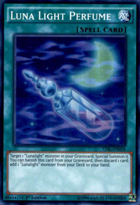 YuGiOh The Dark Illusion Super Rare Luna Light Perfume TDIL-EN054