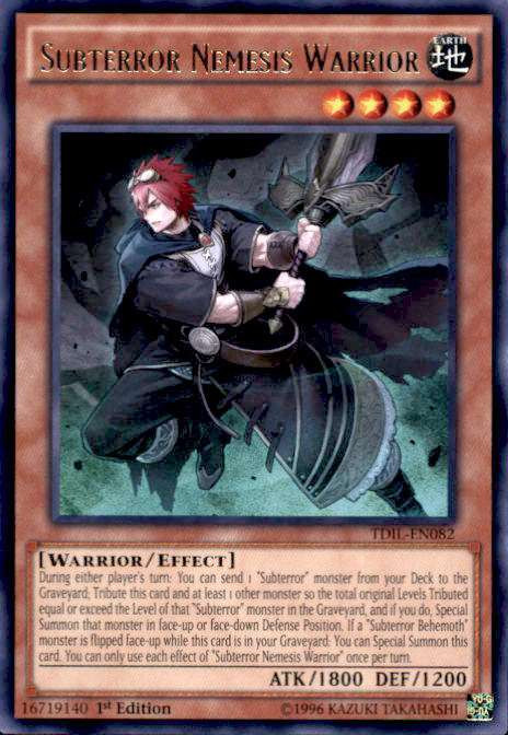 yugioh nemesis cards YU-GI-OH! - Subterror Archer (INOV-EN082) - Invasion: Vengeance - 1st Edition You can only use each effect of Nemeses Corridor once per turn. Yugioh Nemeses Deck Core 16