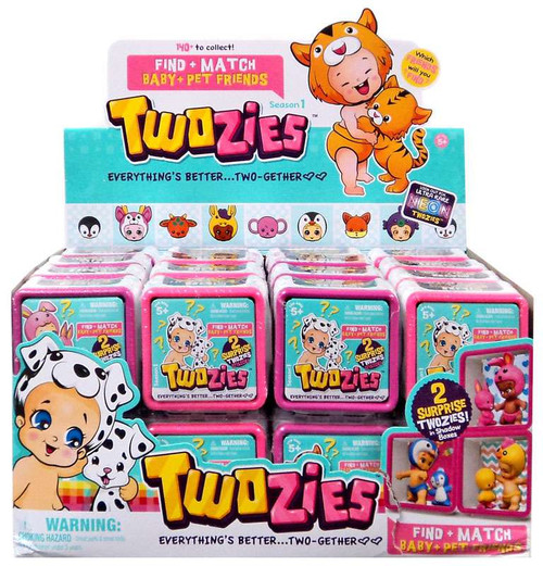 Pack Twozies Saison 1 - 6 Figurines Dont 3 Bébés Et 3 Animaux, Neuf