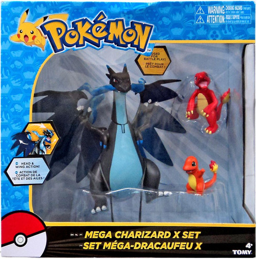 Pokemon XY Mega Figure Series 1 Charizard X 3 Figure TOMY, Inc. - ToyWiz