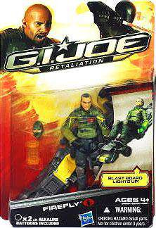 G.I.ジョー Firefly 未開封 GI Joe Retaliation Firefly 3.75 Action Figure Damaged Package