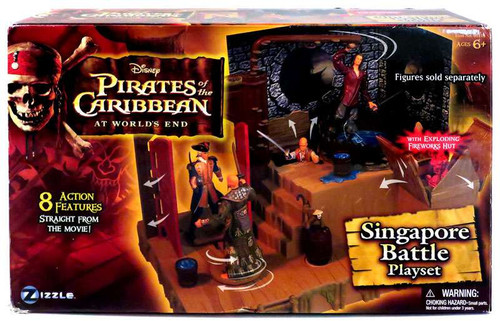 pirates of the caribbean toy ship with action figures