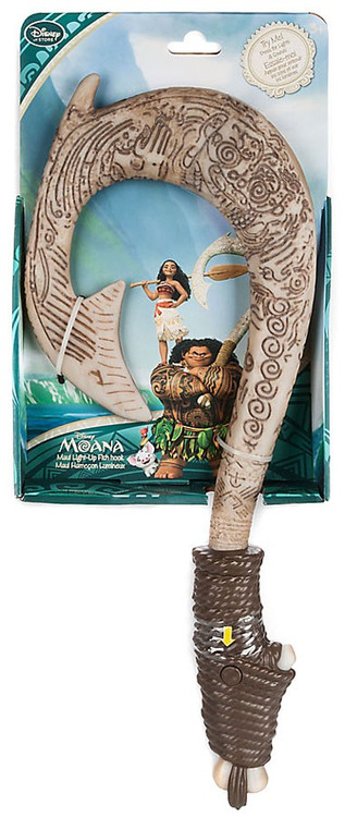 Moana Disney Maui's Magical Fish Hook Light up toy Tested works