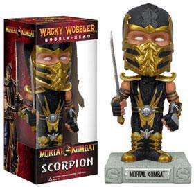 Funko Wacky Wobbler 2体 Funko Mortal Kombat Wacky Wobbler Scorpion Bobble Head - ToyWiz