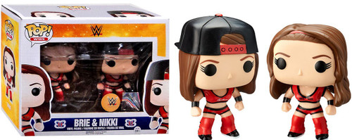 Funko WWE Wrestling POP WWE Brie Nikki Exclusive Vinyl Figure 2 Pack Bella Twins ToyWiz