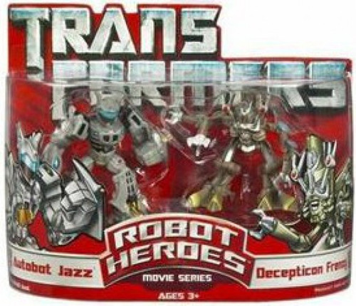 Transformers Robot Heroes Jazz Frenzy Minifigure 2-Pack Hasbro