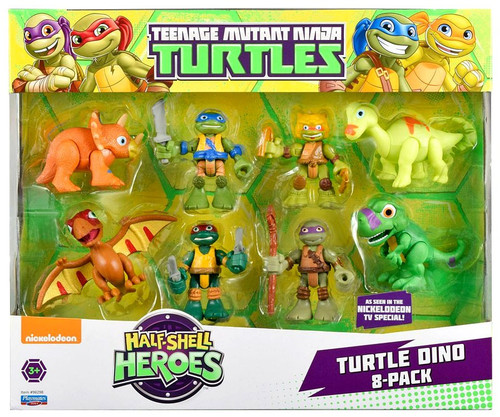 Teenage Mutant Ninja Turtles TMNT Half Shell Heroes Turtle Dino Action ...