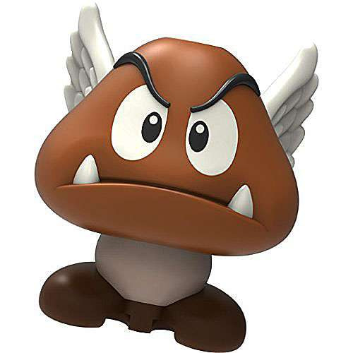 KNEX Super Mario Para Goomba Minifigure With Wings Loose - ToyWiz