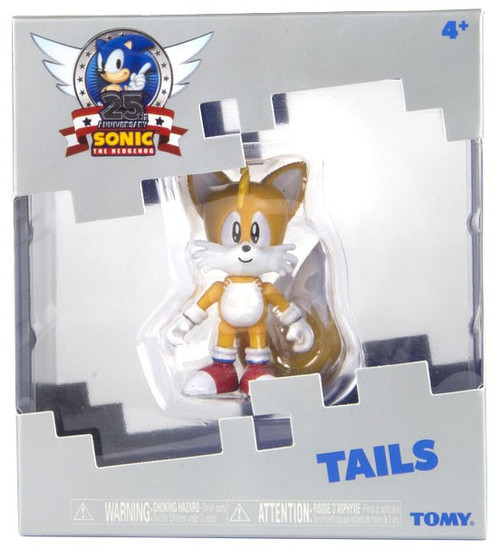 SEGA TOMY 25th Anniversary Classic Sonic Figure Toy Lot 3” Sonic Tails  Knuckles