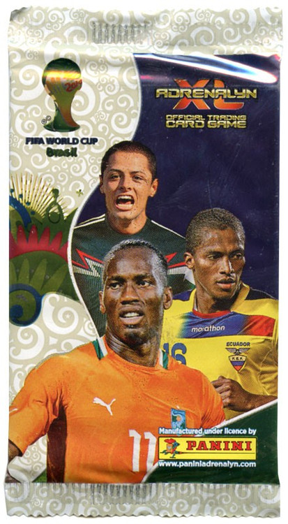 FIFA World Cup 2014 Brazil Adrenalyn XL Booster Pack 6 Cards