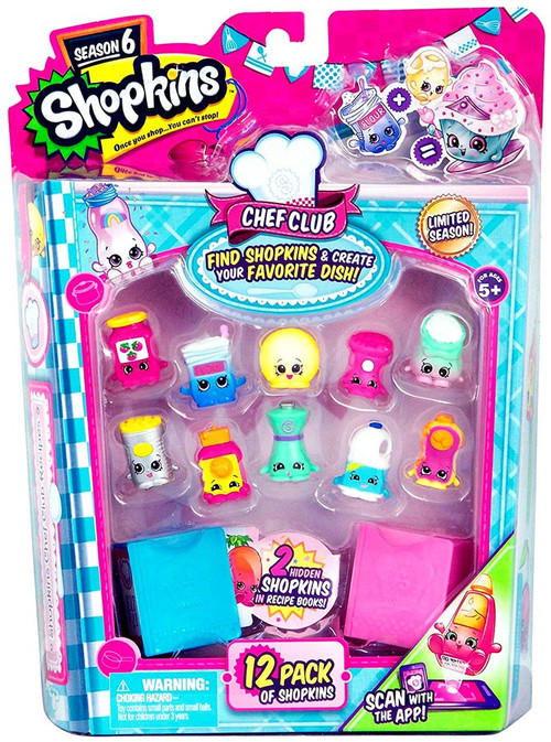 Shopkins Chef Club Season 6 Mini Figure 12-Pack Moose Toys - ToyWiz