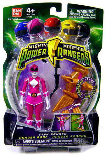 Power Rangers Mighty Morphin 2009 Pink Ranger 4 Action Figure Bandai  America