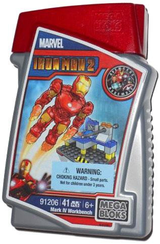 Mega Bloks Iron Man 2 Mark IV Workbench Set 91206 - ToyWiz