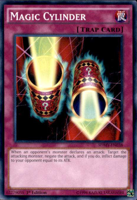 yugioh trap card magic cylinder YU-GI-OH! - (YGLD-ENB35) - Yugi's Legendary Decks - 1st Edition From the Labyrinth of Nightmare set Magical Cylinders | Yu-Gi-Oh! Wiki