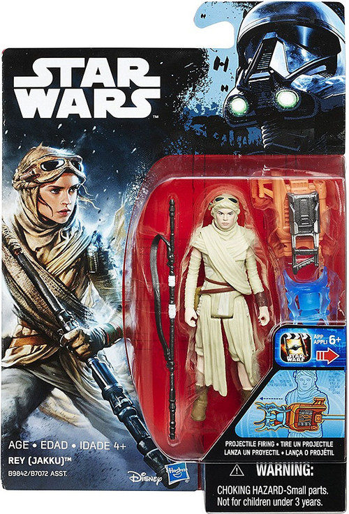 Star Wars The Force Awakens Rey Jakku 3.75 Action Figure Projectile ...