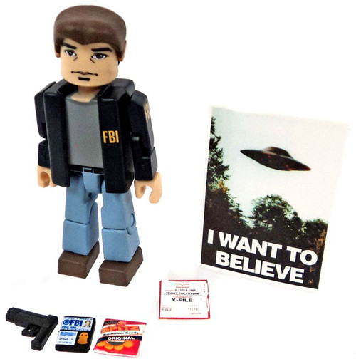 X-Files PALz Series 2 Agent Fox Mulder Mini Figure FBI Jacket