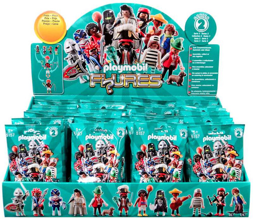 Playmobil Figures Series 2 Green Mystery Box 48 Packs - ToyWiz
