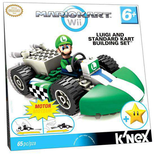 Nintendo wiiセット KNEX Super Mario Mario Kart Wii Luigi Standard Kart Set
