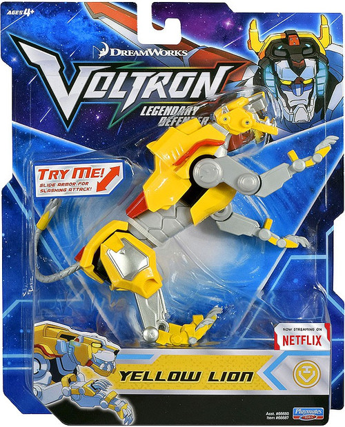 Voltron Legendary Defender Yellow Lion 5 Basic Action Figure