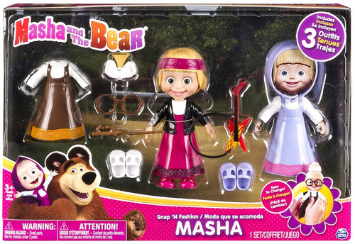 Masha And The Bear Snap N Fashion Masha Exclusive Playset Style 2 Spin Master Toywiz 