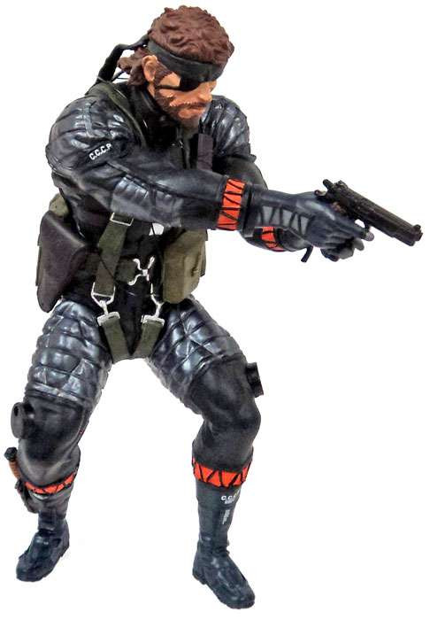Metal Gear Solid Series 1 Snake 7 Collectible Figure Loose Medicom