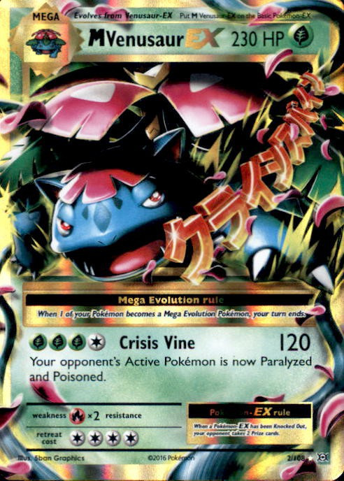 mega venusaur pokemon card