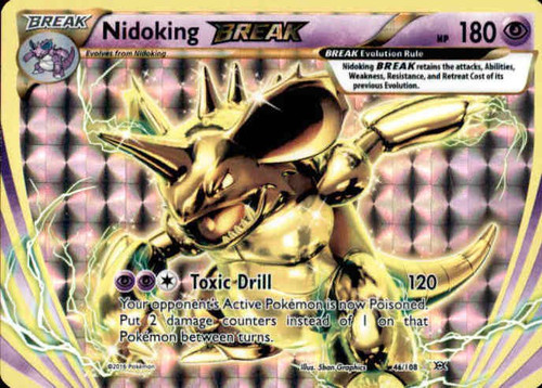 2016 nidoking pokemon card value - - Evolutions Reverse Holo this special print variant is considerably scarcer and more coveted than its standard set counterpart Nidoking 2016 Pokemon XY Evolutions