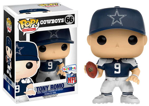 Funko NFL Dallas Cowboys POP Football Tony Romo Exclusive Vinyl Figure 40  Throwback Jersey - ToyWiz