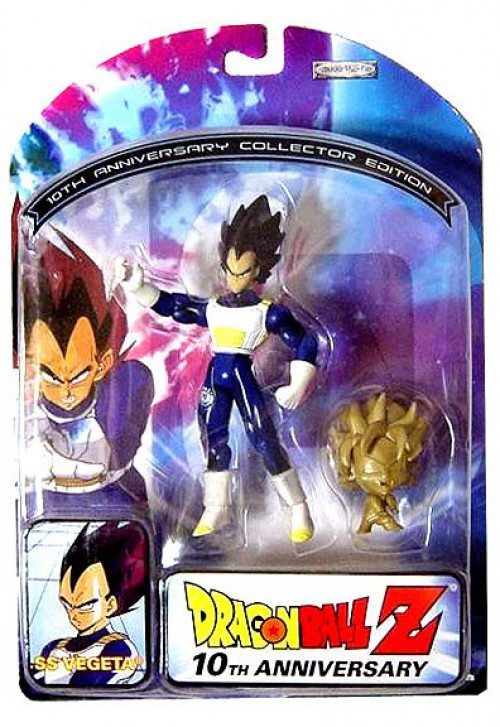 Dragon Ball Z 10th Anniversary SS Vegeta Action Figure Jakks