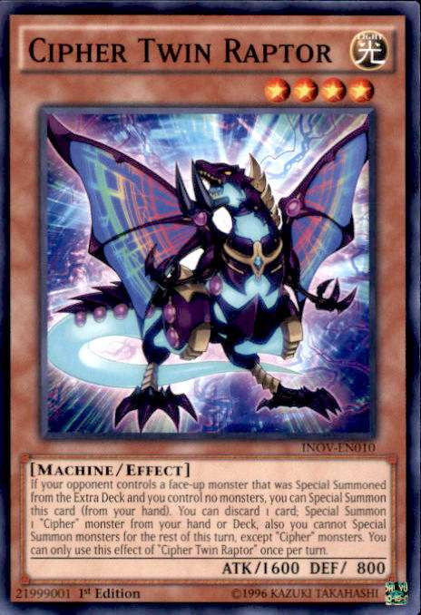 yugioh cipher deck Complete Custom for Yu-Gi-Oh! ZEXAL Cipher Twin Raptor – Judgment