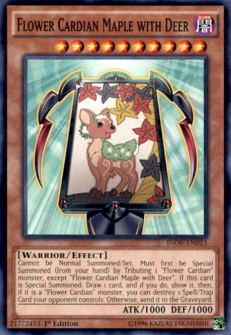 yugioh flower cardian cards YU-GI-OH! - Boardefly (INOV-EN043) - Invasion: Vengeance - 1st Edition if they draw a card(s) for their normal draw Yu-Gi-Oh! Card FLOD-EN094 Flower Cardian