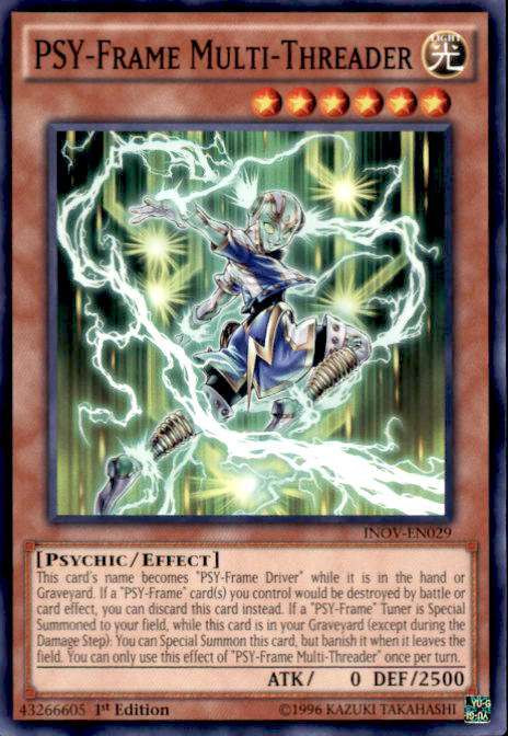 YuGiOh Invasion Vengeance Single Card Common PSY-Frame Multi-Threader  INOV-EN029 - ToyWiz