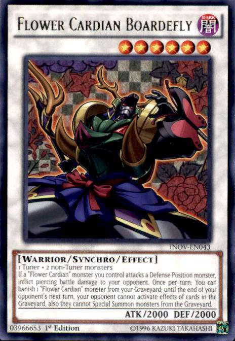 YuGiOh Invasion Vengeance Single Card Rare Flower Cardian