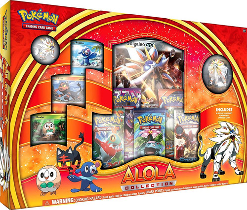  Pokemon TCG Legends of Alola Tin Card Game, Solgaleo